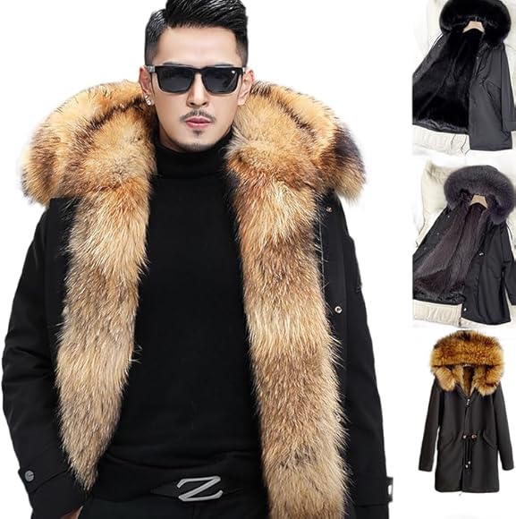 取り外し可ミンク襟付きジャケット